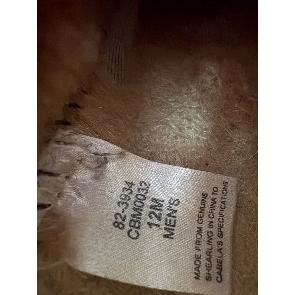 Cabela's Men's Size 12 Alaskan Guide Shearling Low Top Winter Hunting Boots
